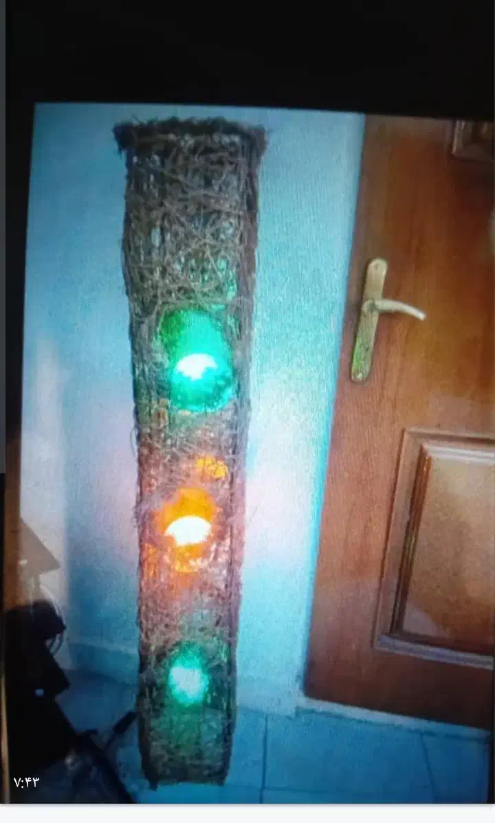 آباژور ایستاده وچراغ خواب کاج|چراغ خواب و آباژور|تهران, تهرانسر مرکزی|دیوار