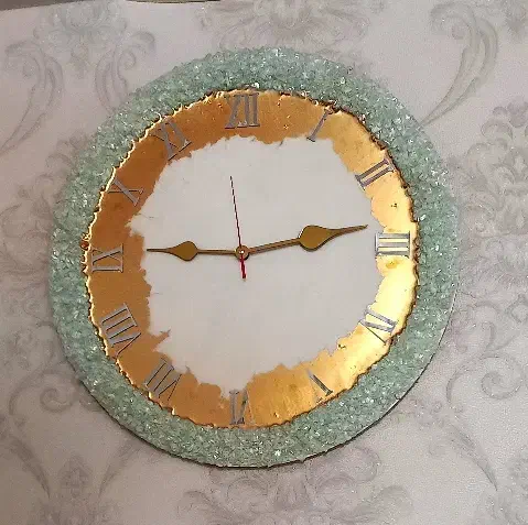 ساعت دیواری رزین|ساعت دیواری و تزئینی|فردیس, قریشی|دیوار