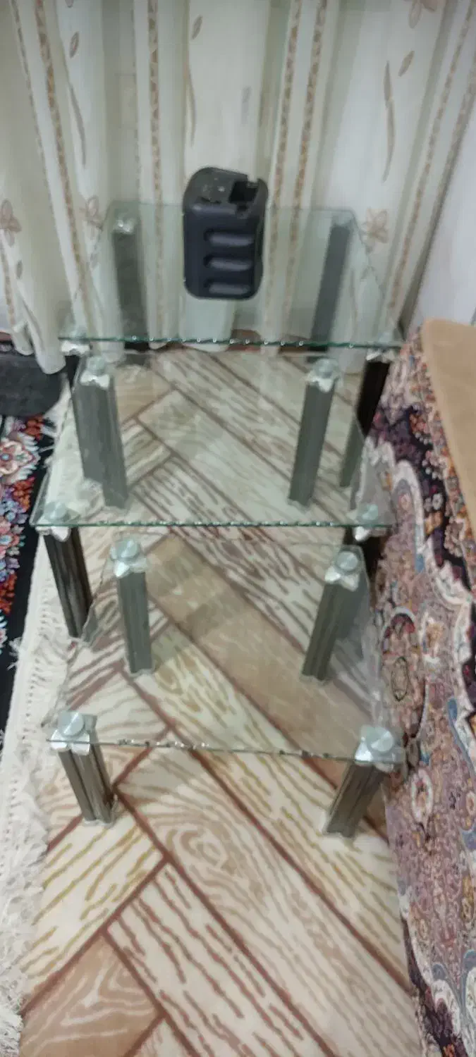 میز عسلی ۳عدد با چوب پرده|مبلمان خانگی و میز عسلی|اسدآباد, |دیوار