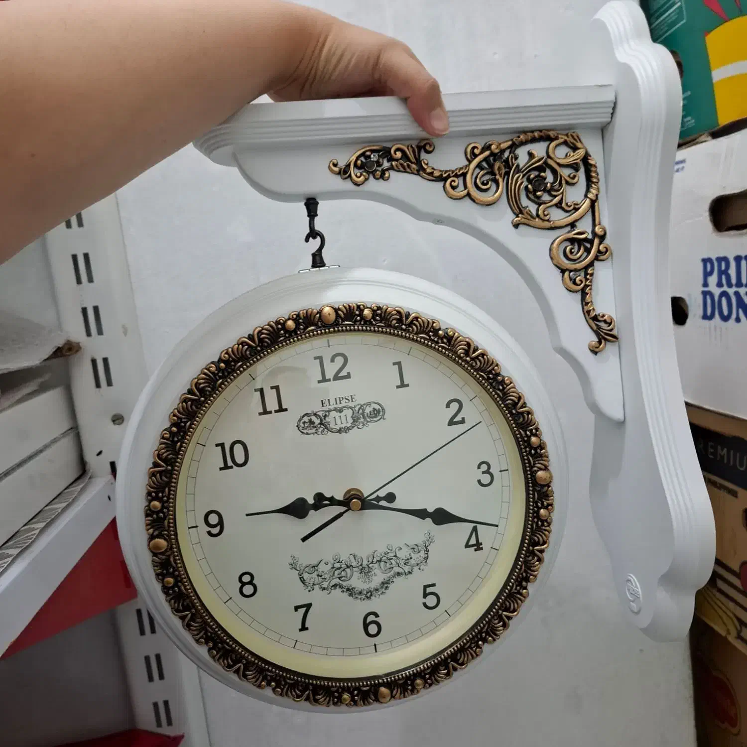 ساعت دوطرفه دیواری نو|ساعت دیواری و تزئینی|کرمانشاه, |دیوار