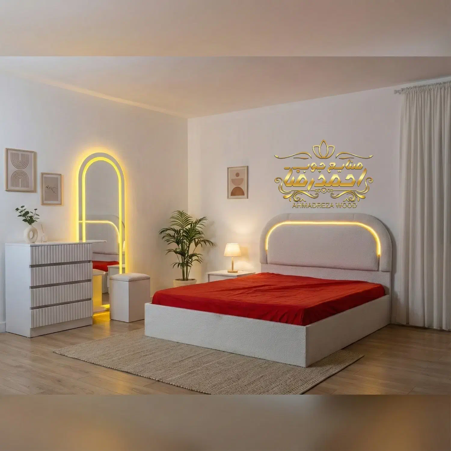 سرویس خواب دونفره تدی|تخت و سرویس خواب|تهران, خلازیر|دیوار