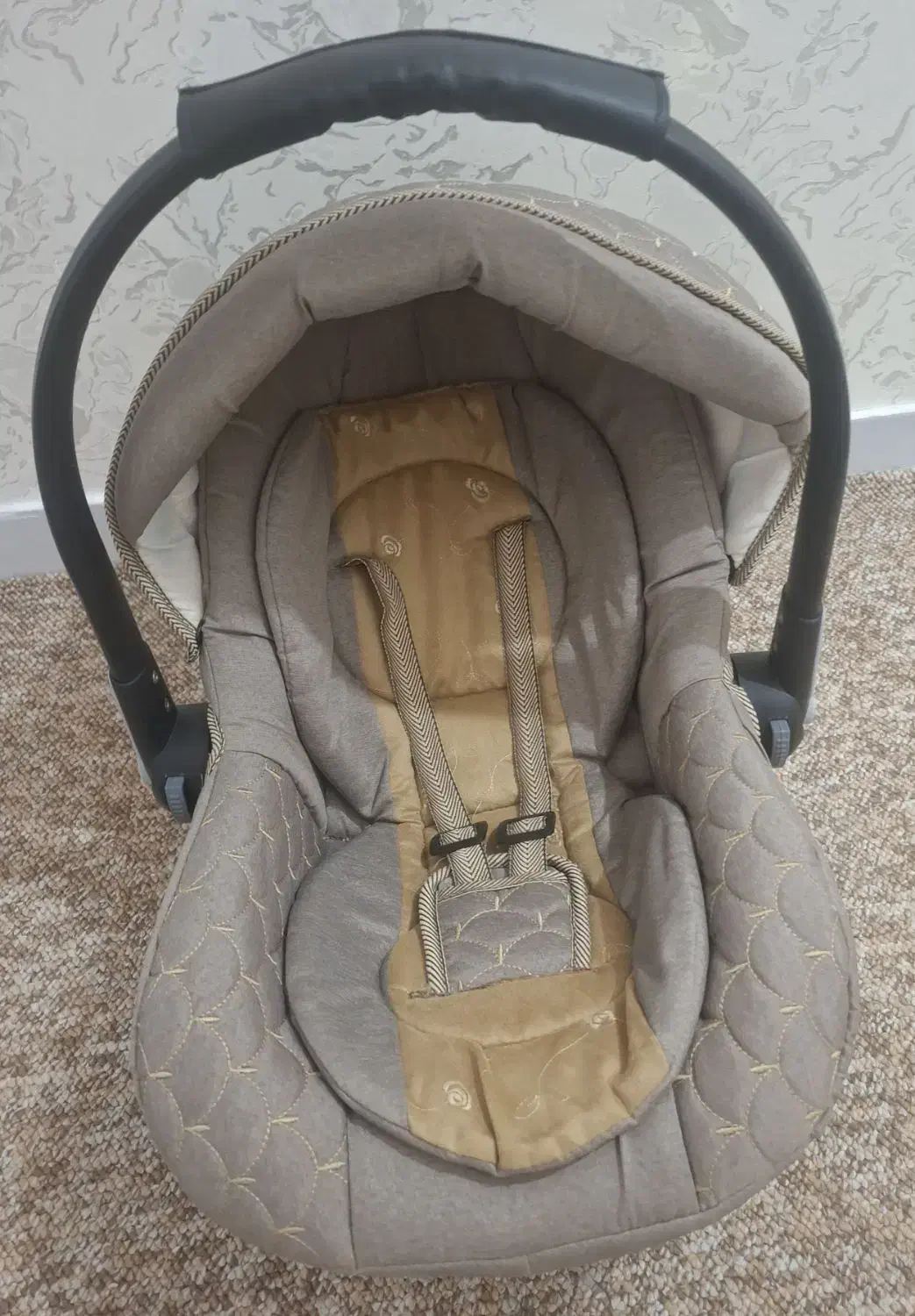 کریر در حد نو ، دسته استیل|کالسکه و لوازم جانبی|جم, |دیوار