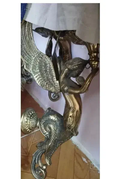 لوستر برنز اصل سفارشی|لوستر و چراغ آویز|الشتر, |دیوار