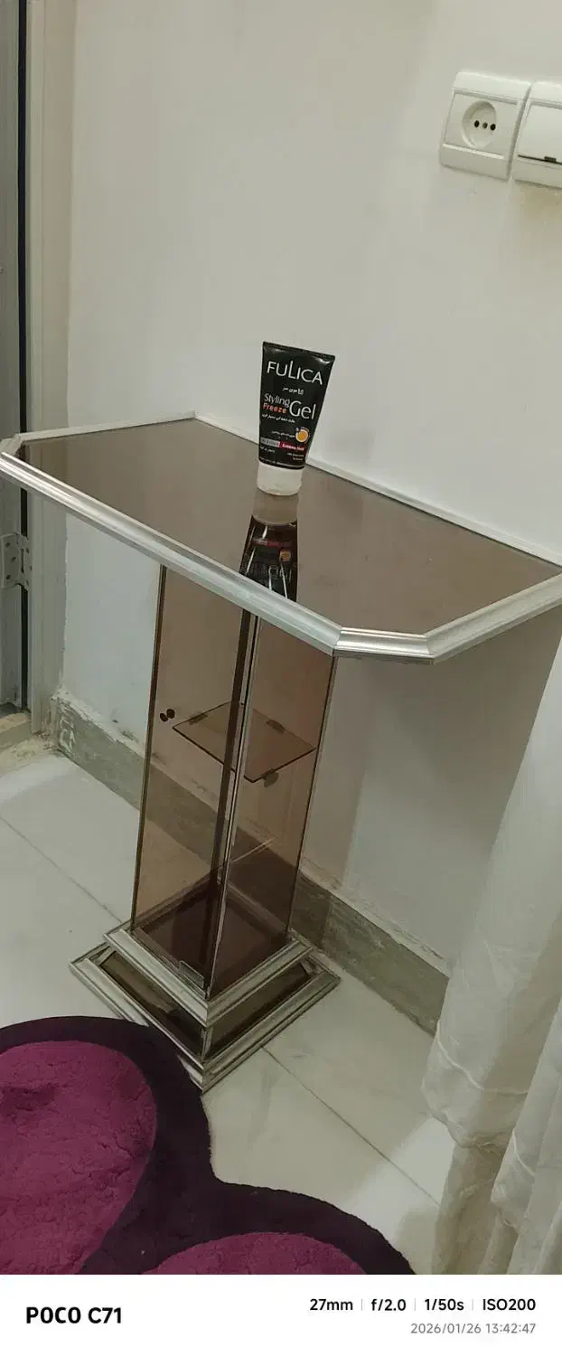 کنسول شیشه ای|بوفه، ویترین، کنسول|سیاهکل, |دیوار