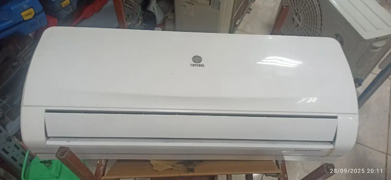 کولر گازی تاپ کول ۱۲۰۰۰ با موتور نو|کولر گازی و فن‌کوئل|امیدیه, |دیوار