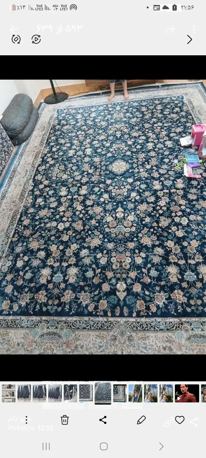 فرش کاشان|فرش|تهران, مینای شمالی (مخبر)|دیوار