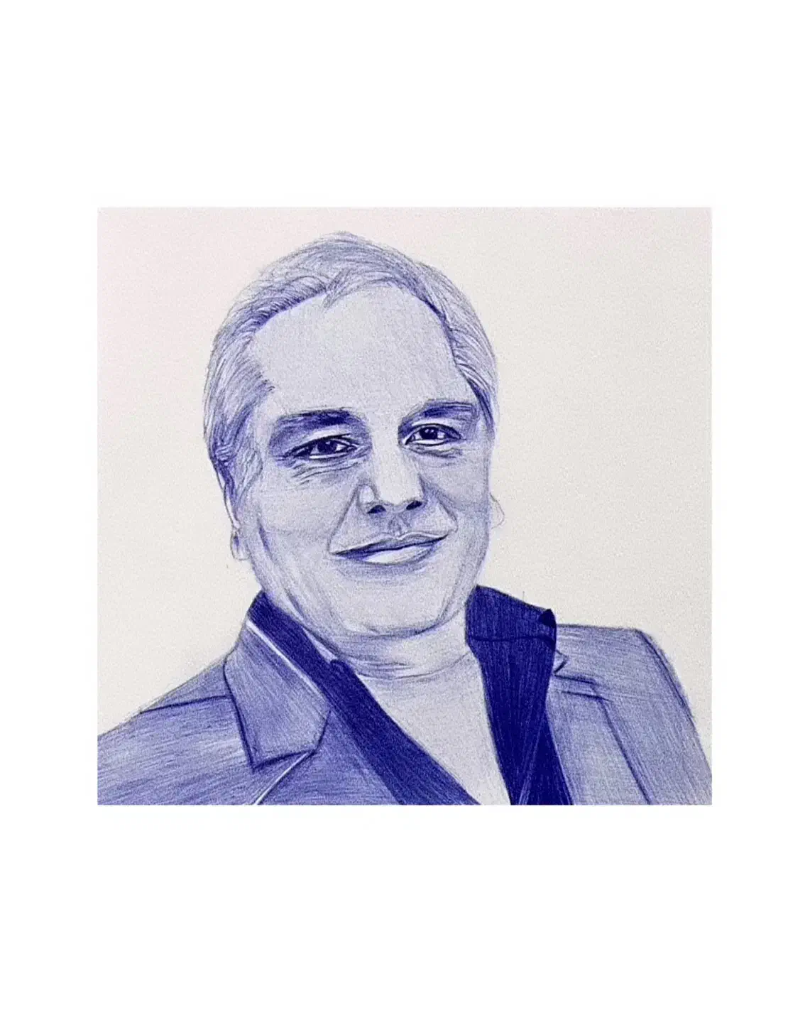 سفارش نقاشی با خودکار آبی|تابلو، نقاشی، عکس|اصفهان, بوستان ناژوان|دیوار