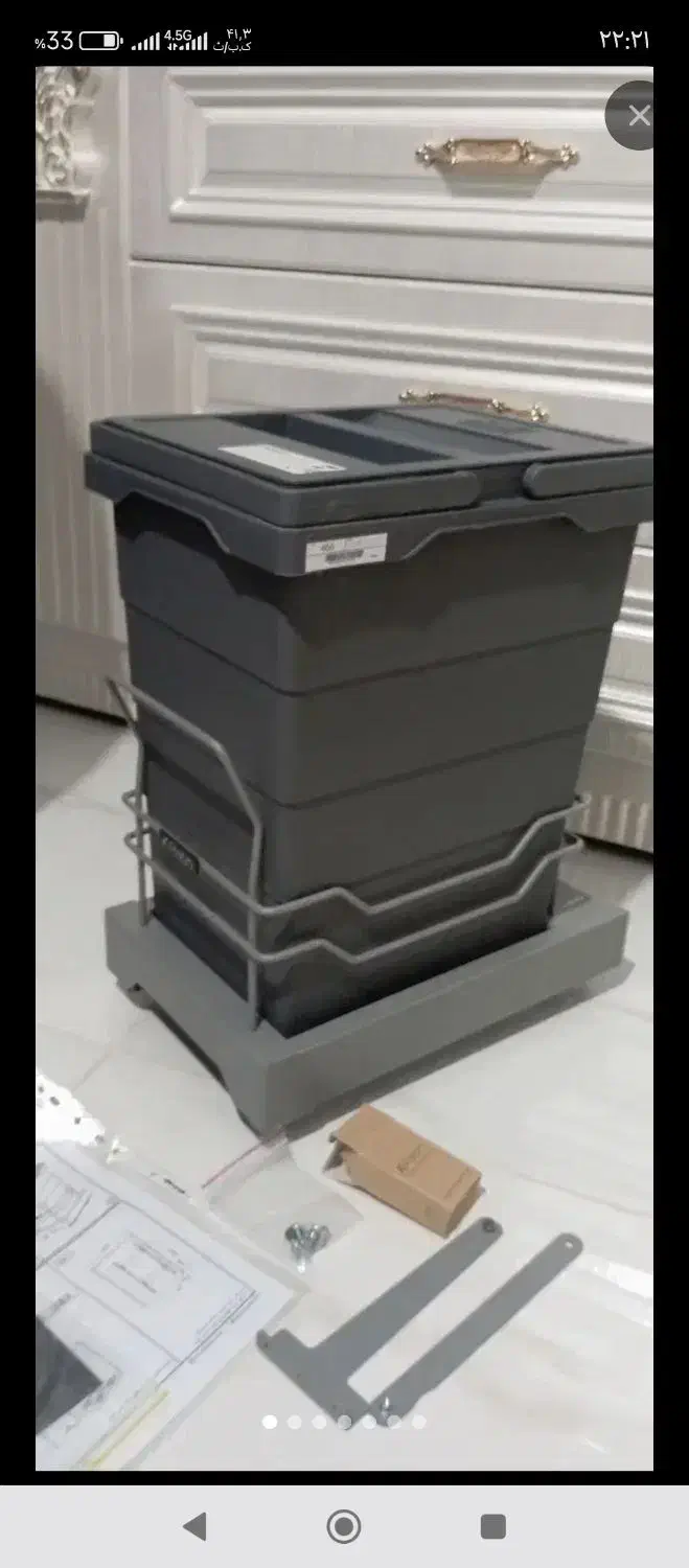 سطل زباله ریلی|ظروف نگهدارنده، پلاستیکی، یک‌بارمصرف|مشهد, خواجه ربیع|دیوار