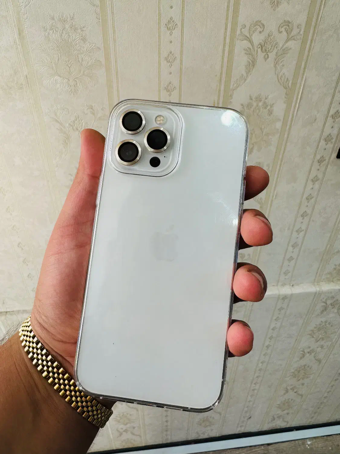 ایفون ۱۲ پرومکس ۲۵۶ گیگ zAA رنگ silver|موبایل|کازرون, |دیوار