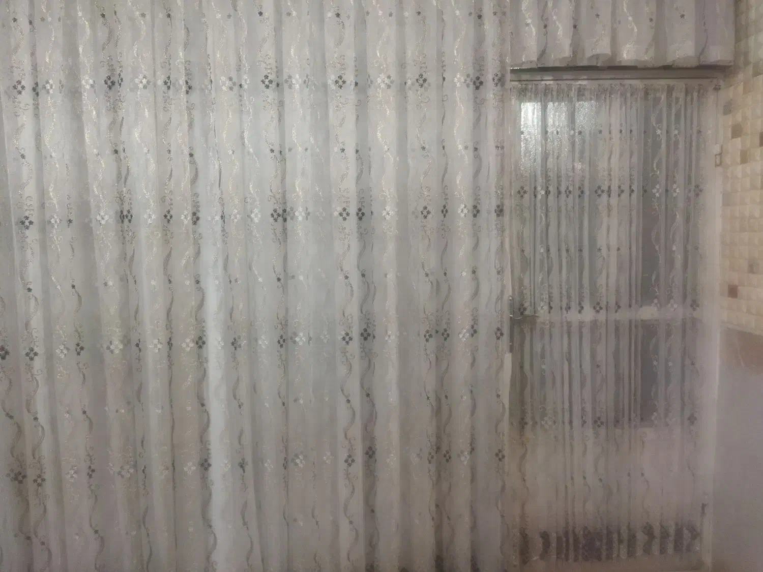 پرده|پرده، رانر، رومیزی|قم, شهرک امام حسن|دیوار