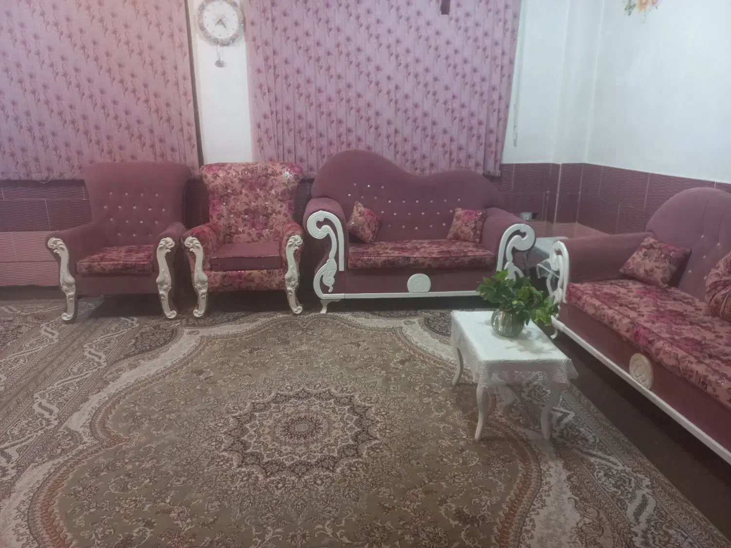 فروش مبل ۸ نفره|مبلمان خانگی و میز عسلی|فارسان, |دیوار