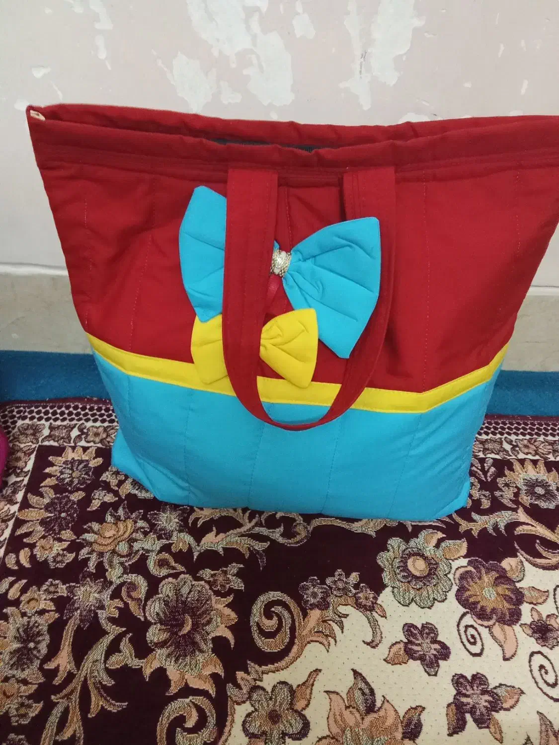 ساک دست دوز آستر دار|کیف، کفش، کمربند|خرمآباد, |دیوار