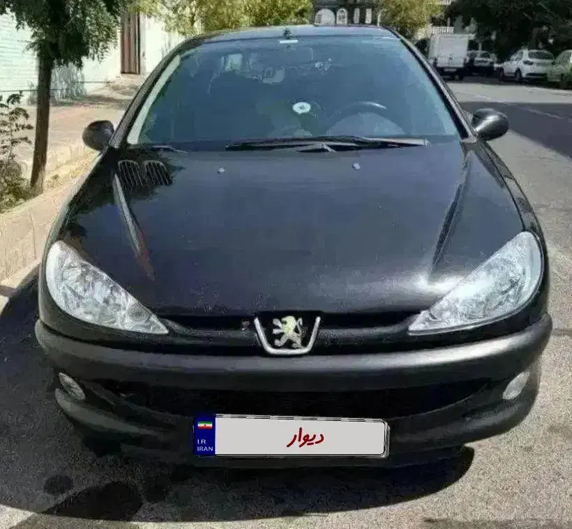 پژو 206 مشکی تیپ 2 مدل 89|خودرو سواری و وانت|شوش, |دیوار