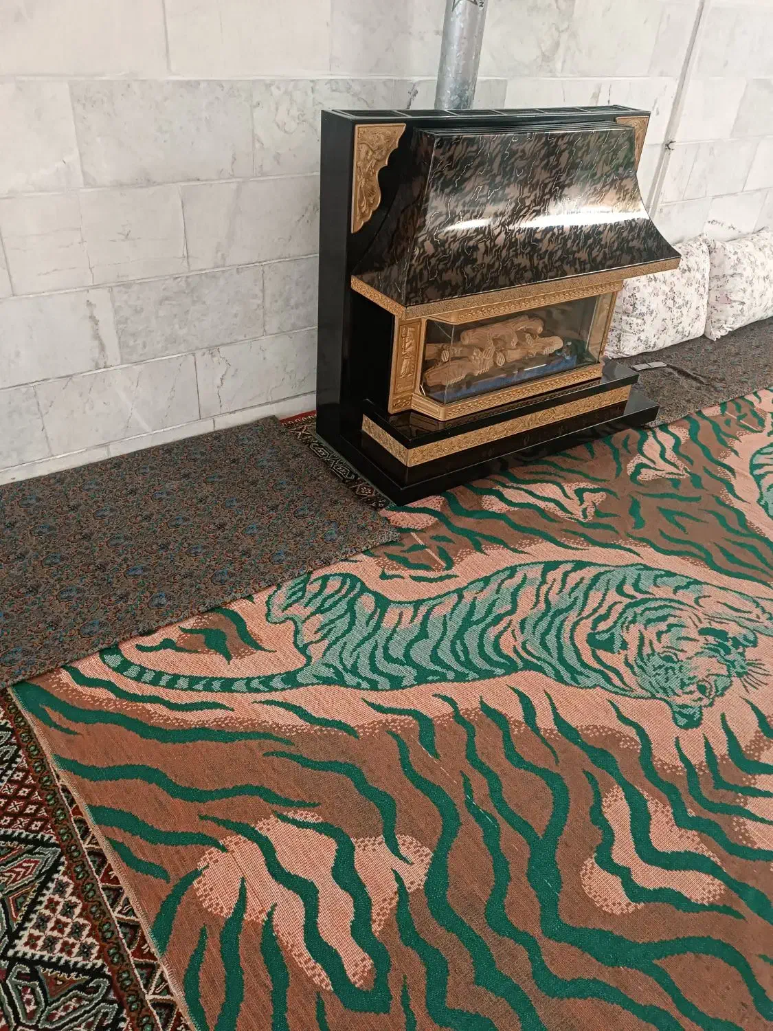 رو فرشی و کناره|روفرشی|کرمان, |دیوار