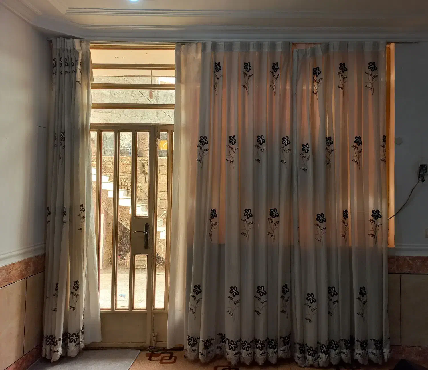 پرده پلیسه|پرده، رانر، رومیزی|مسجد سلیمان, |دیوار