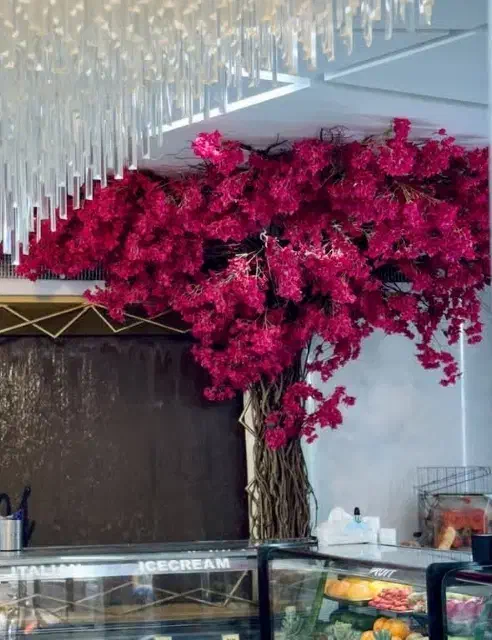 اجراو نصب تخصصی درخت شکوفه|گل مصنوعی|کیش, |دیوار