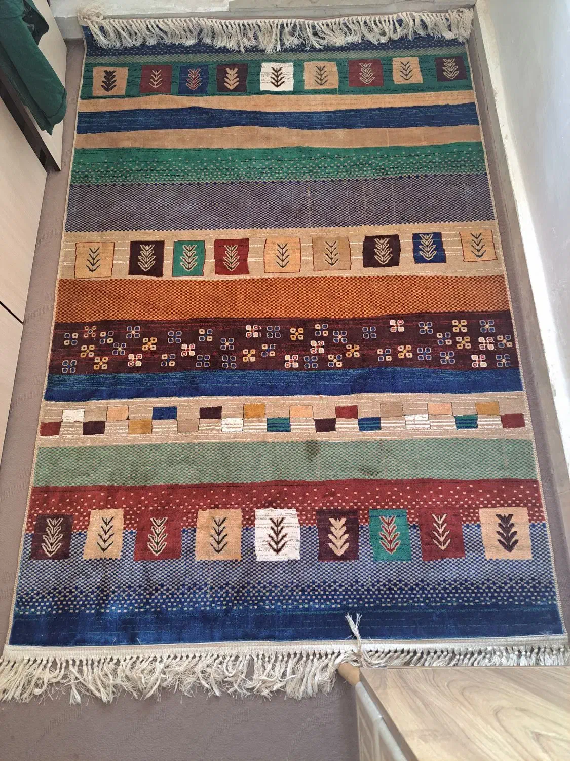 قالی طرح جدید (سنتی-فانتزی)|فرش|تبریز, |دیوار