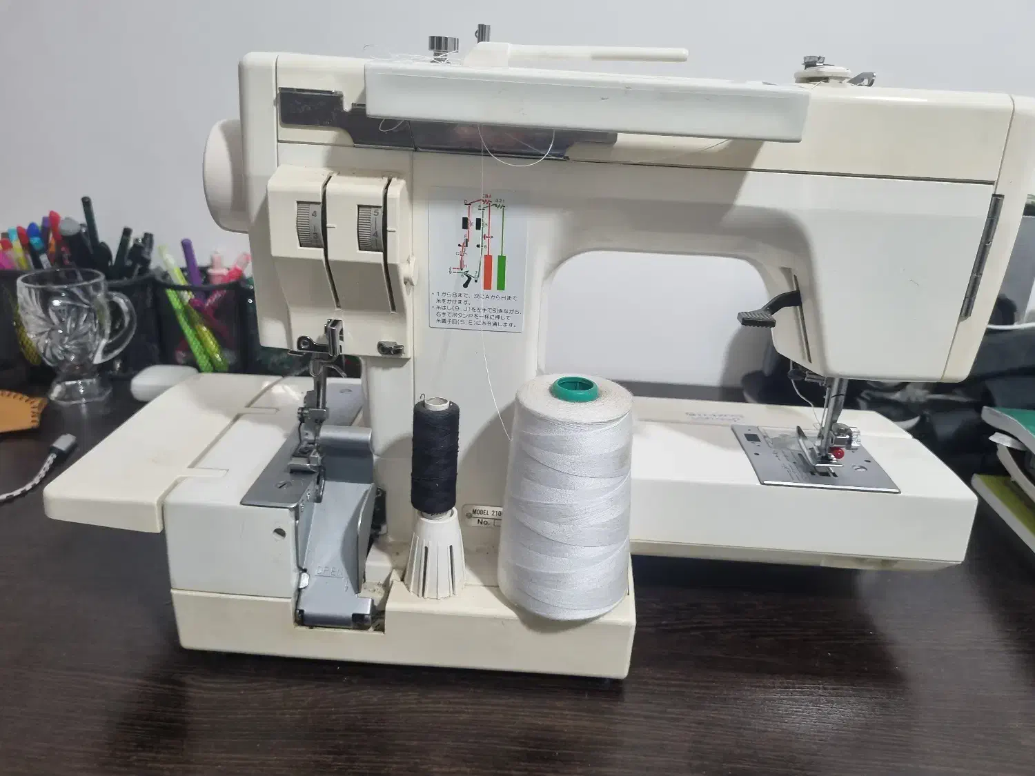 چرخ خیاطی دو کاره ژانومه|چرخ خیاطی و ریسندگی|اراک, |دیوار