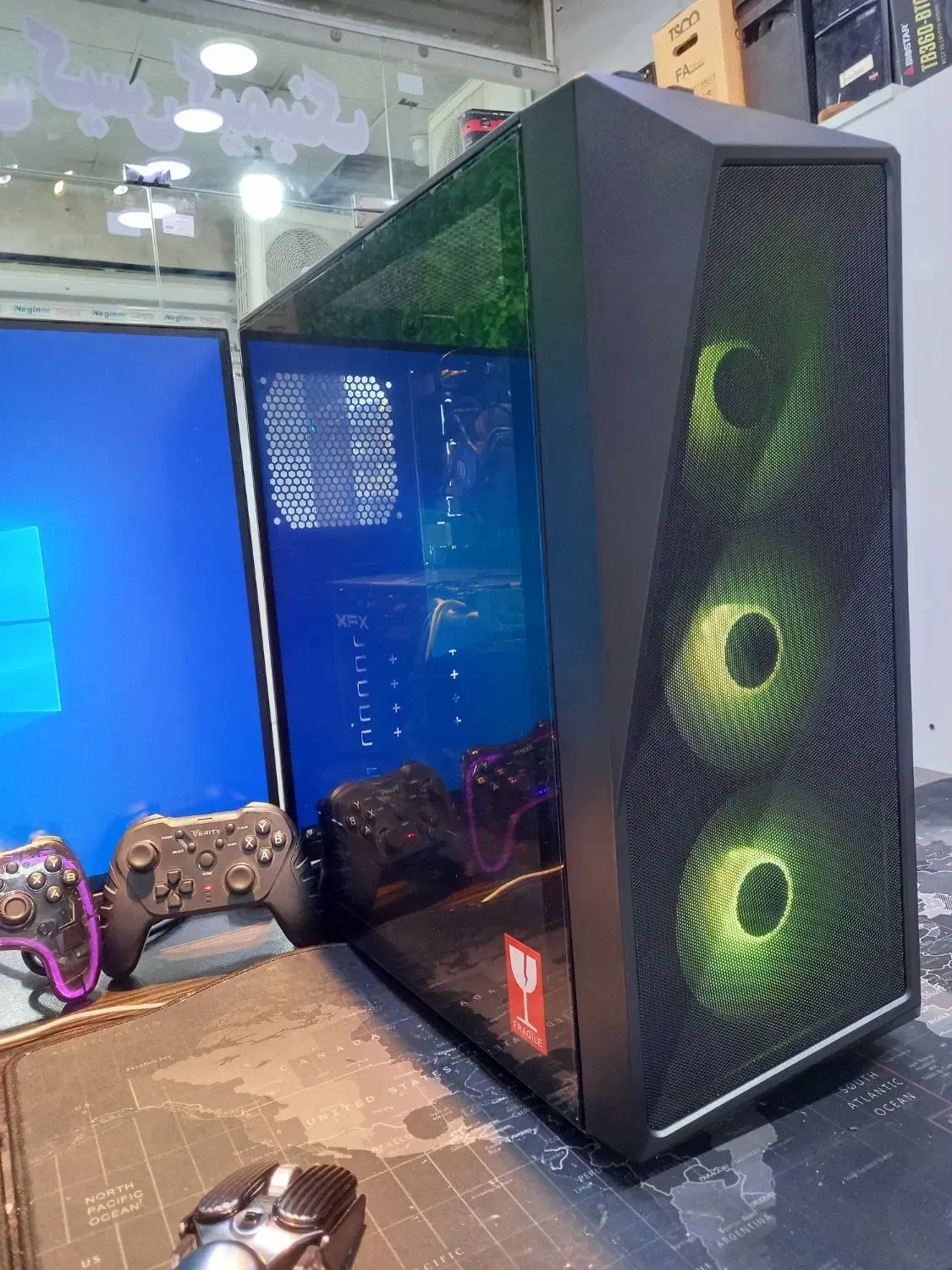 کیس گیمینگ وسایل گیم نت فول پک بخون|رایانه رومیزی|اهواز, کمپلو جنوبی|دیوار