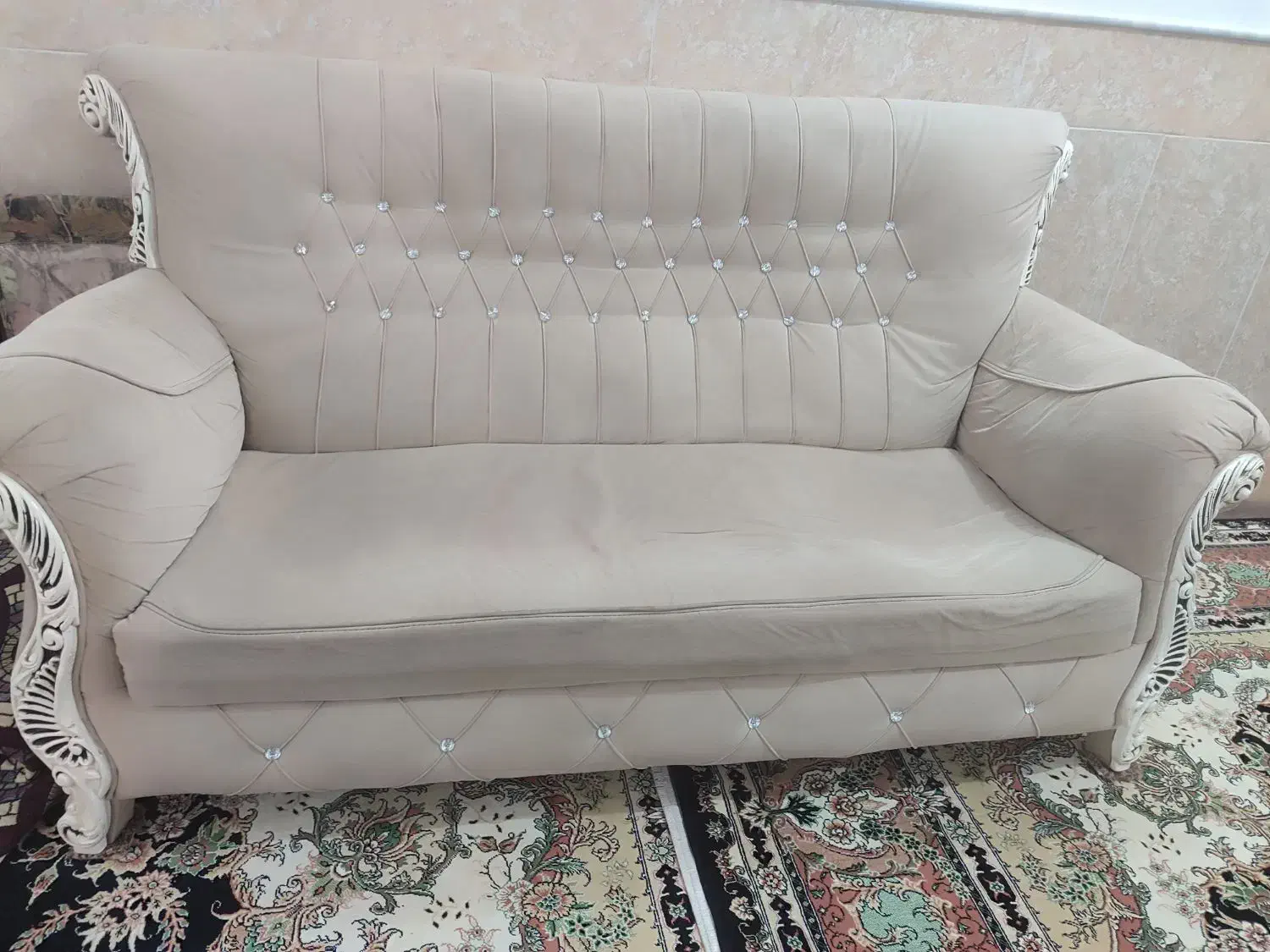 مبلمان راحتی ۹ نفره|مبلمان خانگی و میز عسلی|جعفرآباد, |دیوار