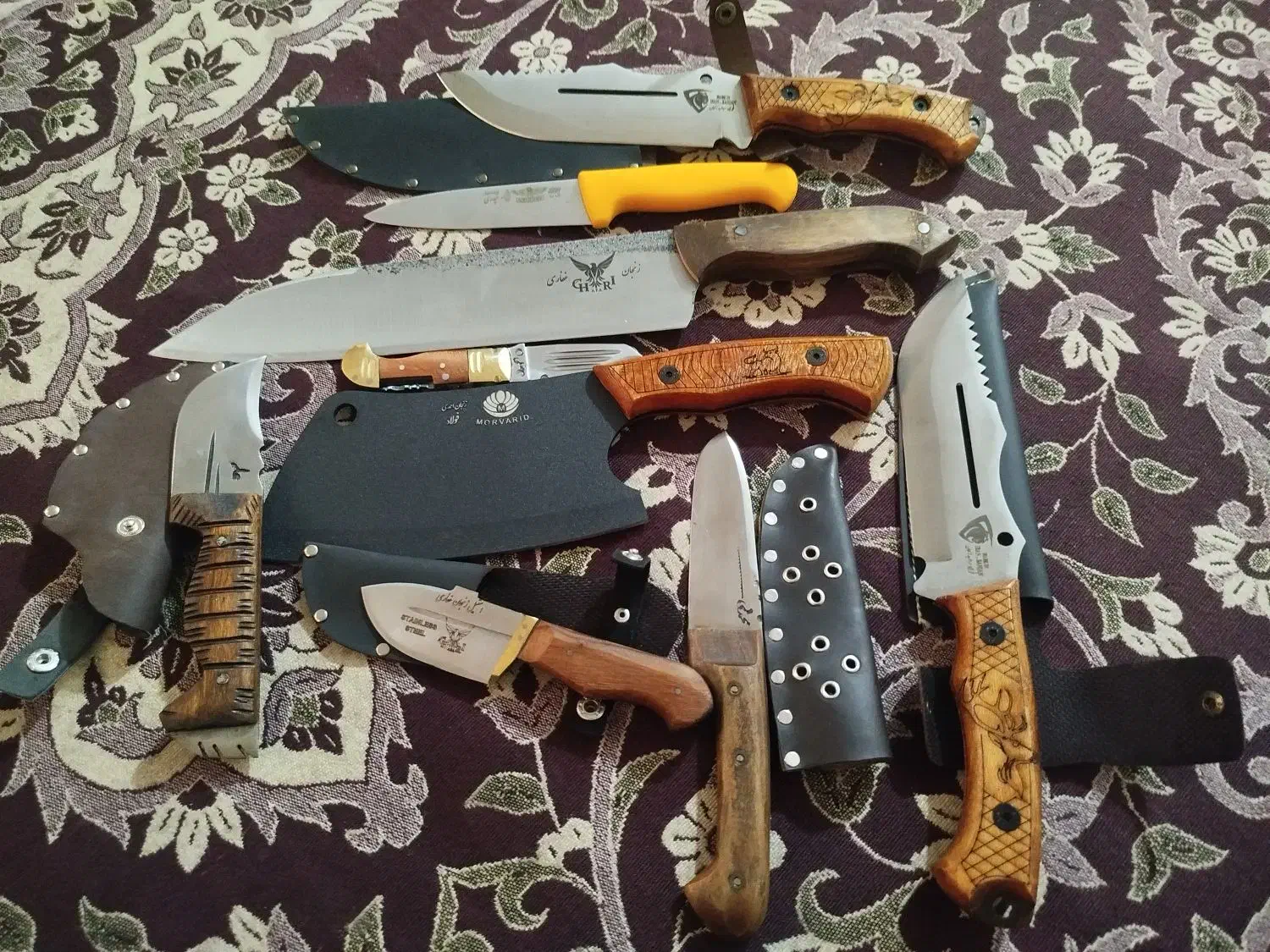 چاقو فولاد استیل زنجان|کوهنوردی و کمپینگ|قم, قلعه کامکار|دیوار