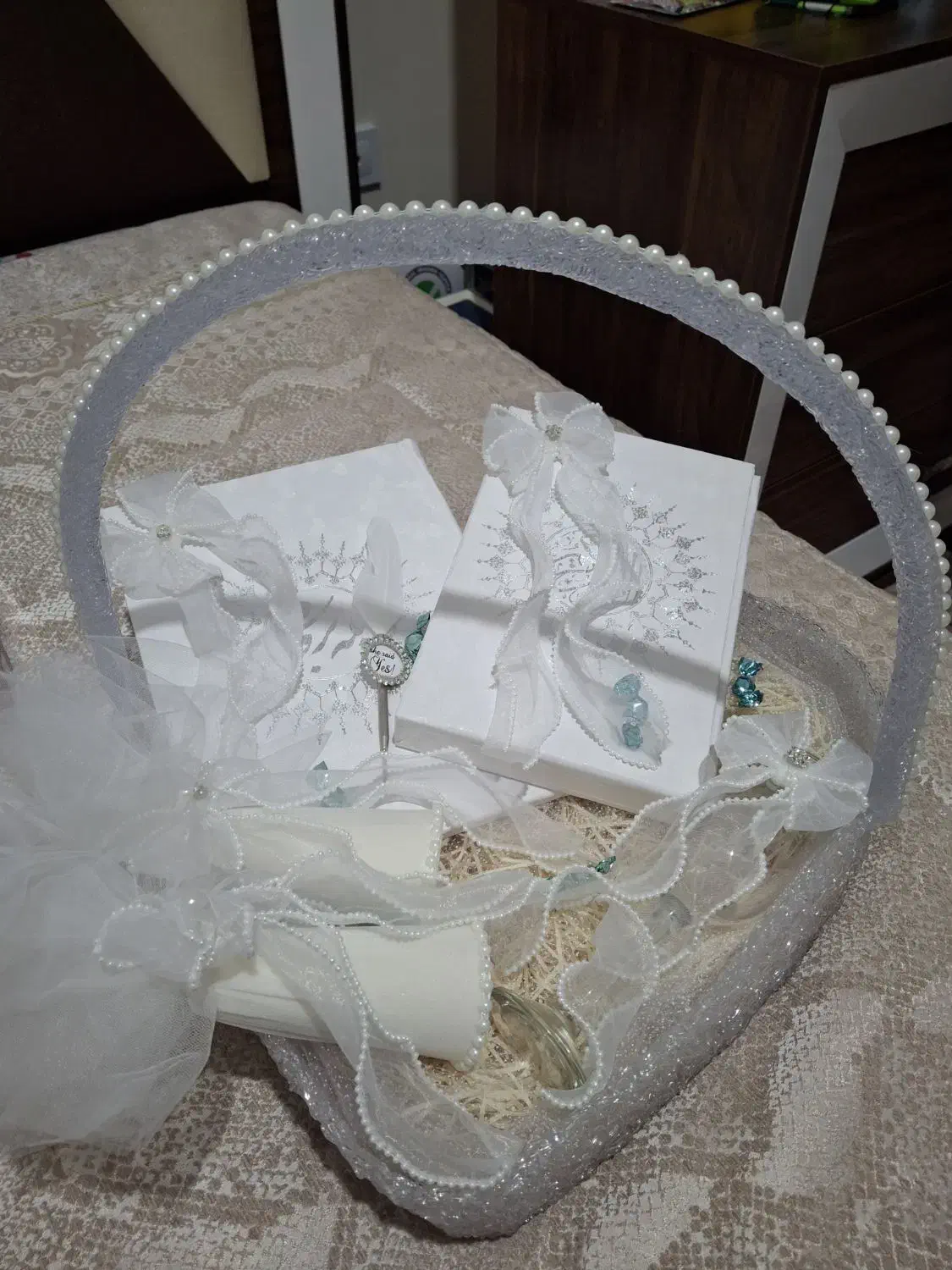 سبد بله برون|صنایع دستی و سایر لوازم تزئینی|محمدیه-قزوین, |دیوار