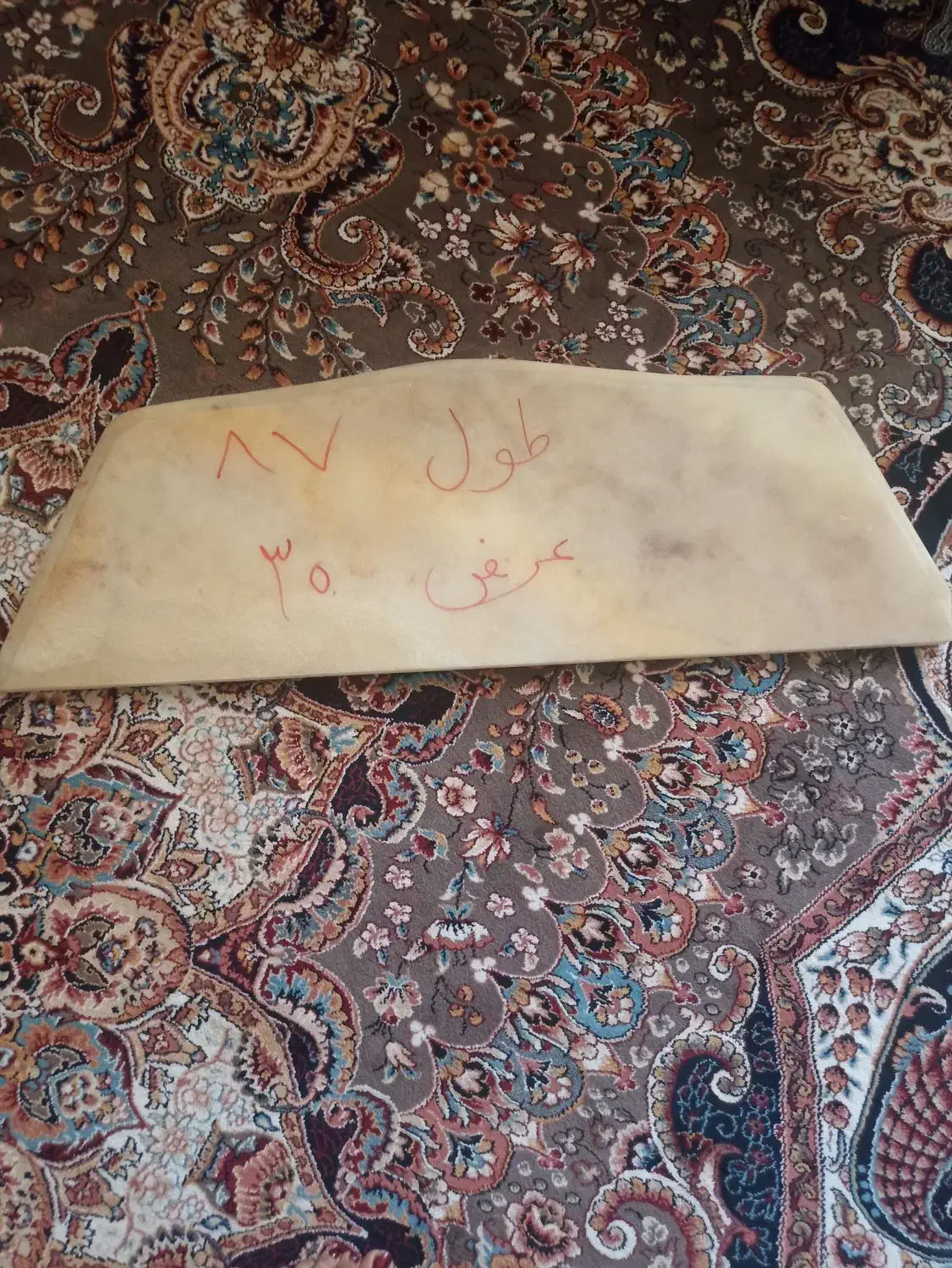 سنگ کنسول مرمر درحدنوبدون شکستگی|بوفه، ویترین، کنسول|صفادشت, |دیوار