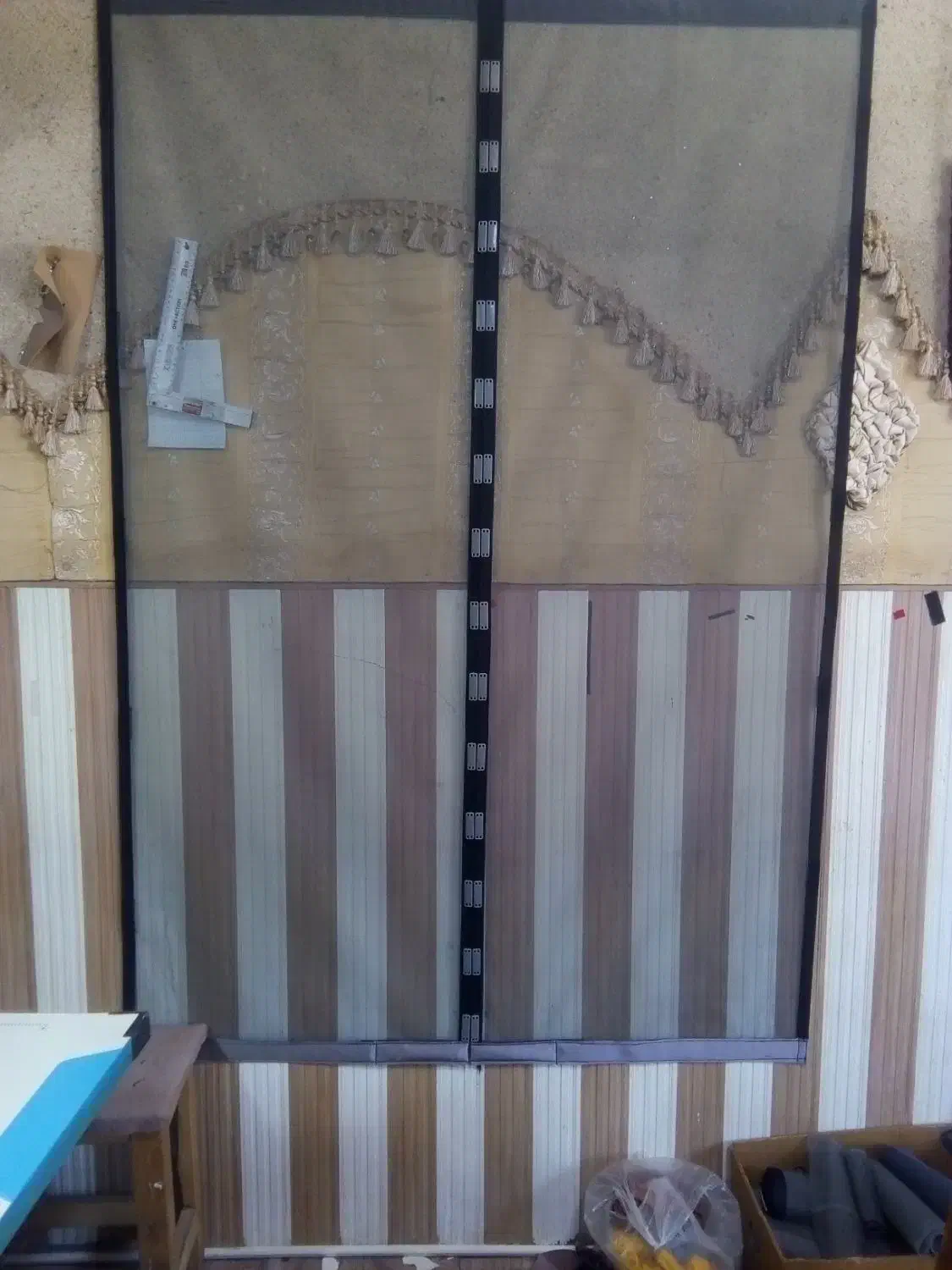 پرده مغناطیسی توری ونایلون در ابعاد مختلف|پرده، رانر، رومیزی|پاکدشت, حصار امیر|دیوار