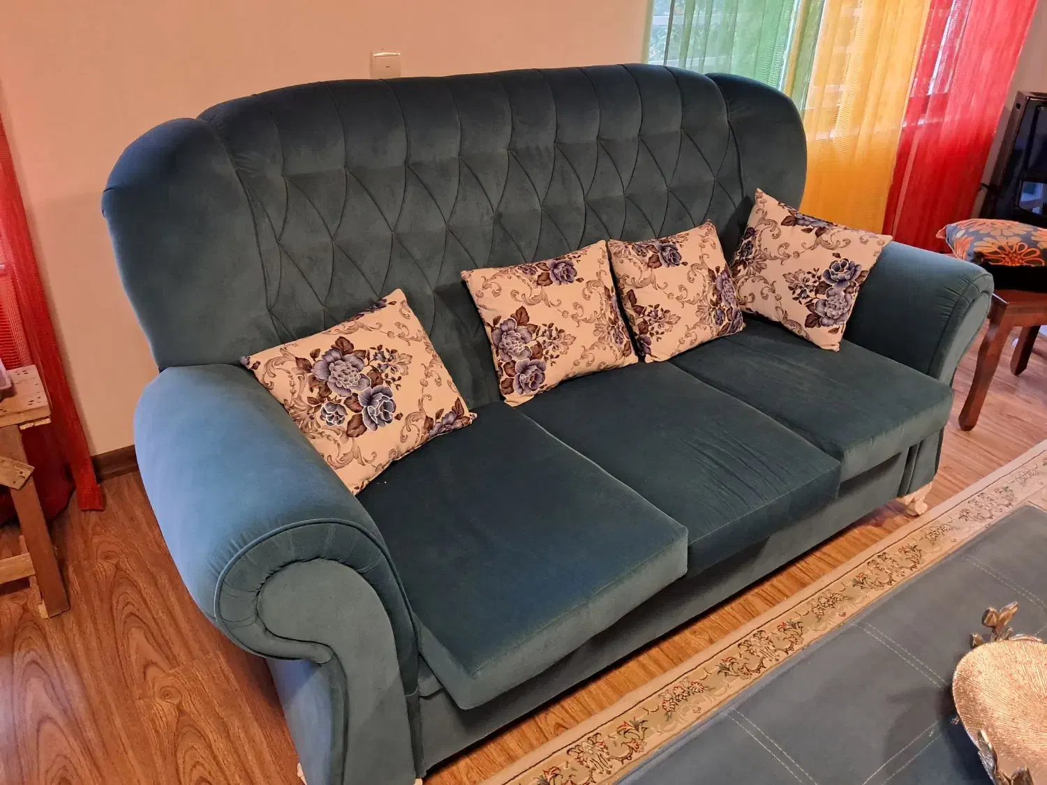 مبل ۷ نفره تمام پارچه|مبلمان خانگی و میز عسلی|خرمآباد (تنکابن), |دیوار