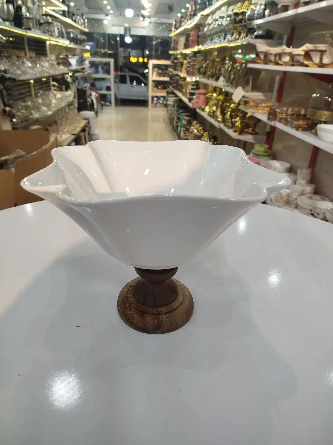 ظرف پذیرایی چوبی سرامیکی ویژه هدیه روز مادر|ظروف سرو و پذیرایی|فردیس, شهرک شهید حسینی|دیوار