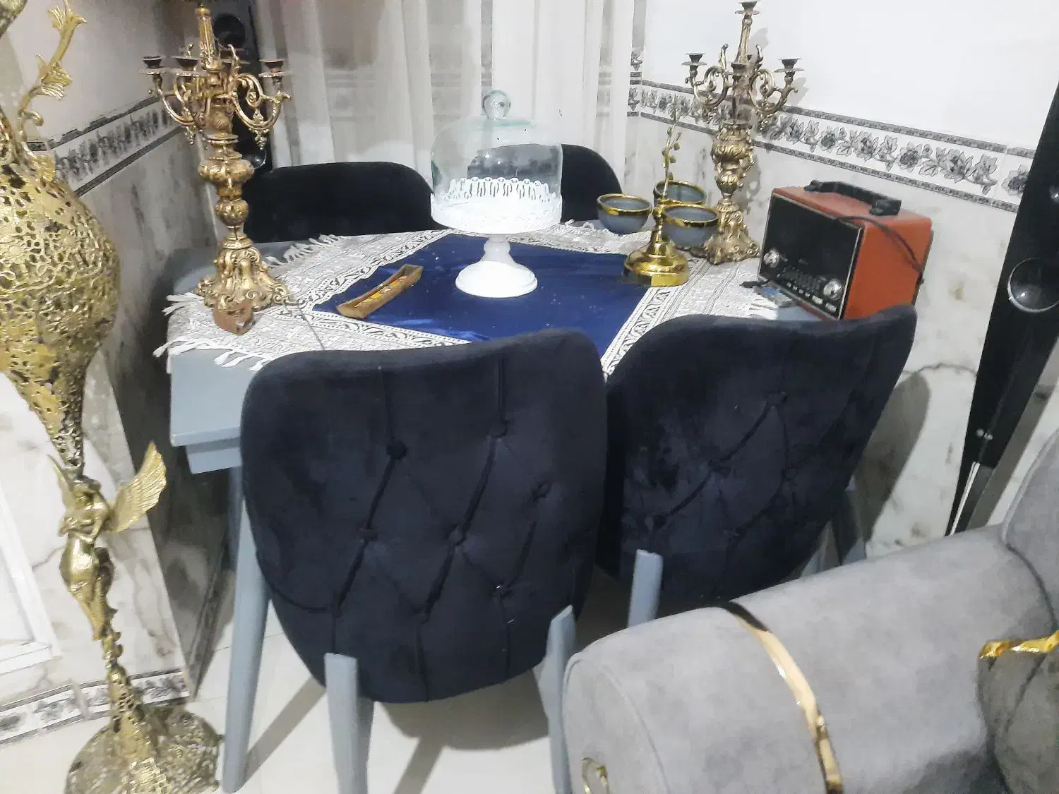 میزنهارخوری4نفره مدل جدید|میز و صندلی غذاخوری|کرمانشاه, |دیوار