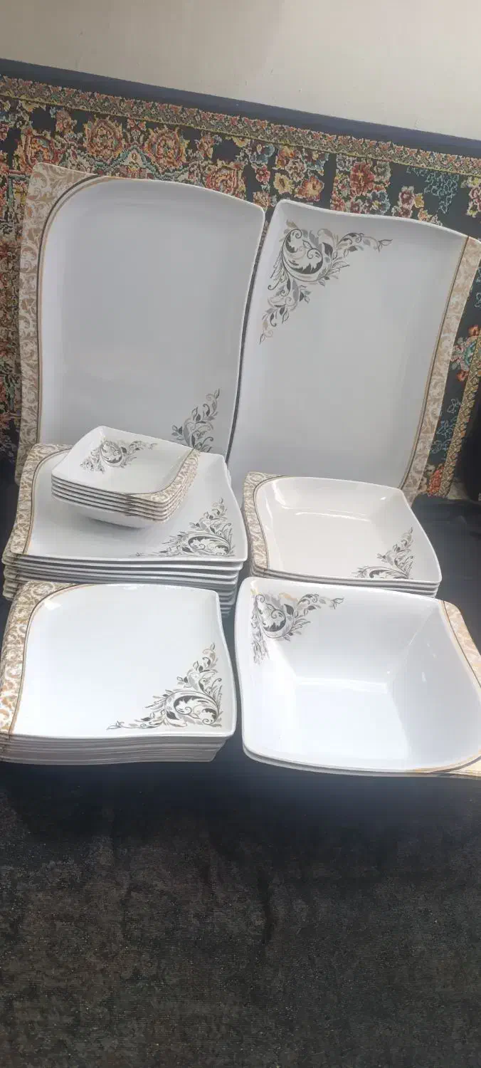 ملامین نگین یزد|ظروف سرو و پذیرایی|کرمانشاه, |دیوار