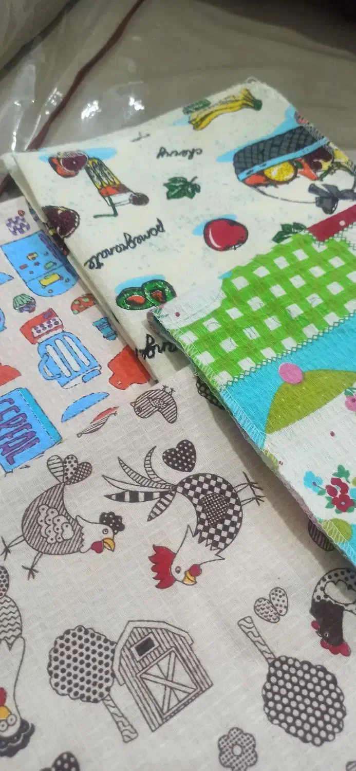 دستمال سفره و نم گیر کاملا نخی|سفره، حوله، دستمال آشپزخانه|اسلامشهر, مطهری|دیوار