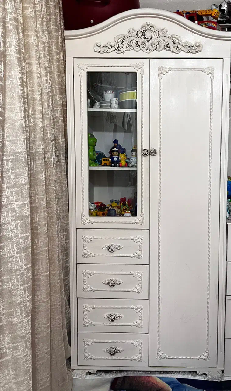 تخت و کمد کودک نوجوان در حد نو|تخت و سرویس خواب|اسلامشهر, باغ فیض|دیوار