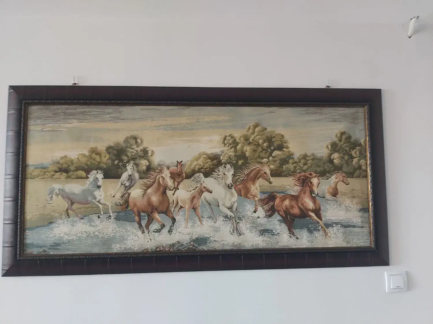 تابلو ۹ اسب دوان|تابلو، نقاشی، عکس|صدرا-فارس, فاز ۱|دیوار