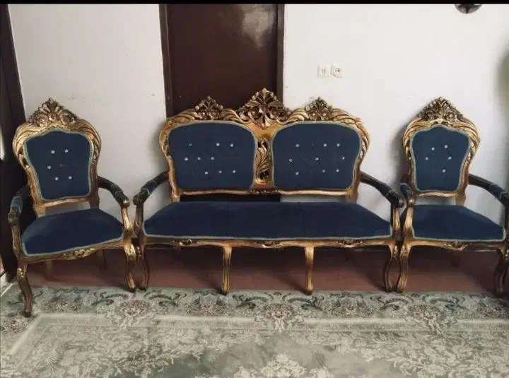 مبل سلطنتی چوب راش|مبلمان خانگی و میز عسلی|قوچان, |دیوار