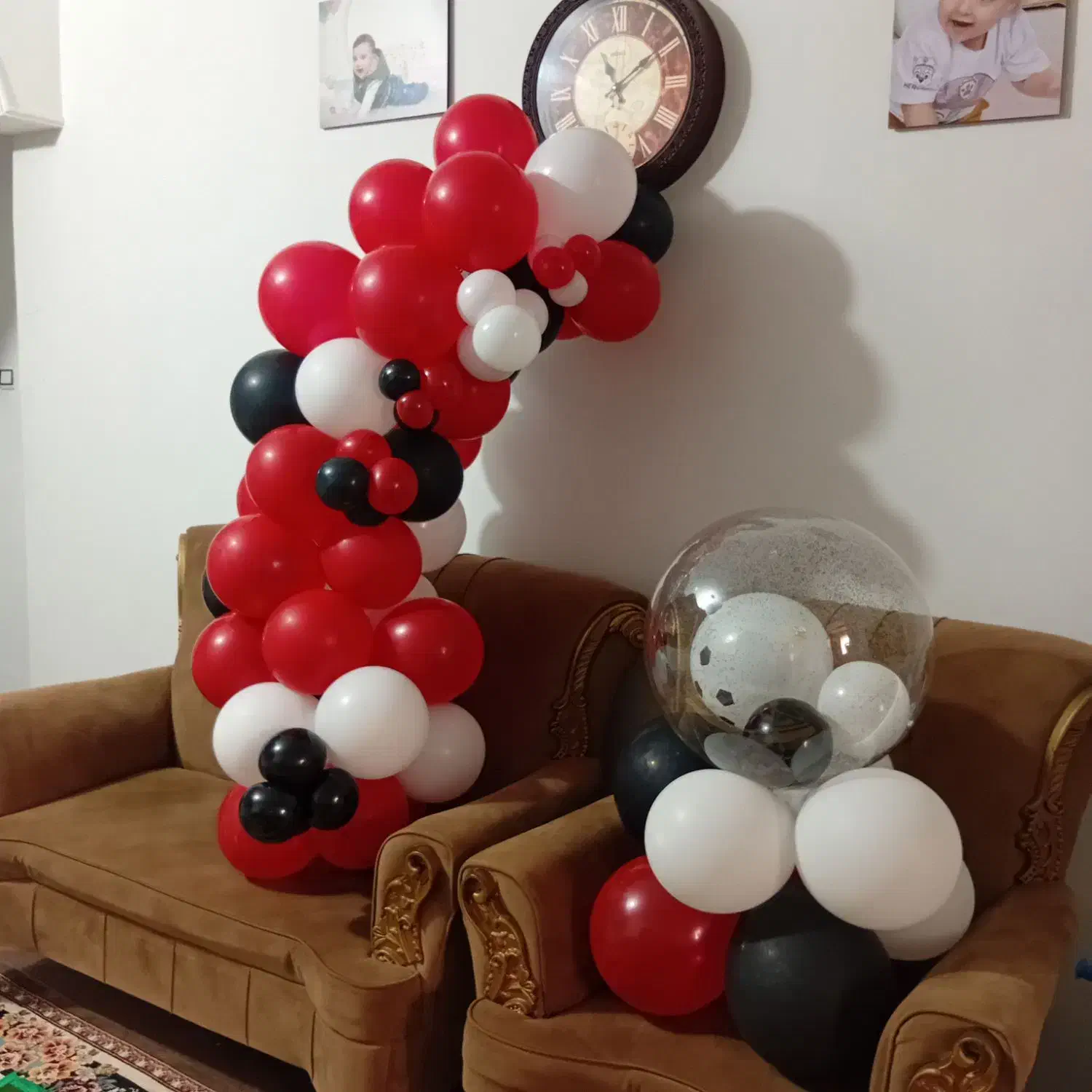 بادکنک تزئین شده مناسب تولد|صنایع دستی و سایر لوازم تزئینی|رشت, فلسطین|دیوار