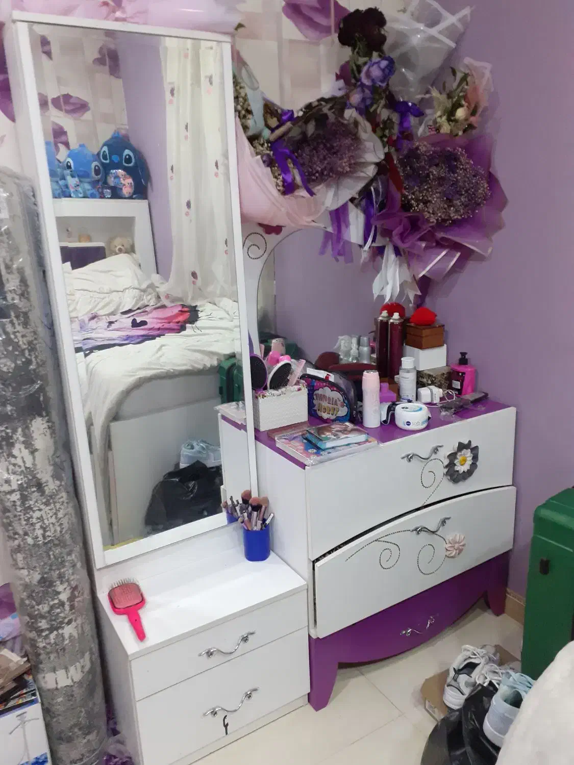 اینه قدی با قالی نو|فرش|پرند, فاز ۵|دیوار