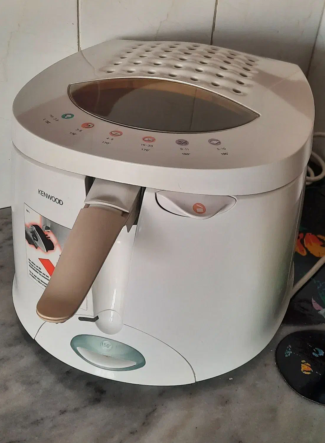 سرخ کن کنوود اصل در حد نو|اجاق گاز و لوازم برقی پختوپز|کرج, شاهینویلا|دیوار