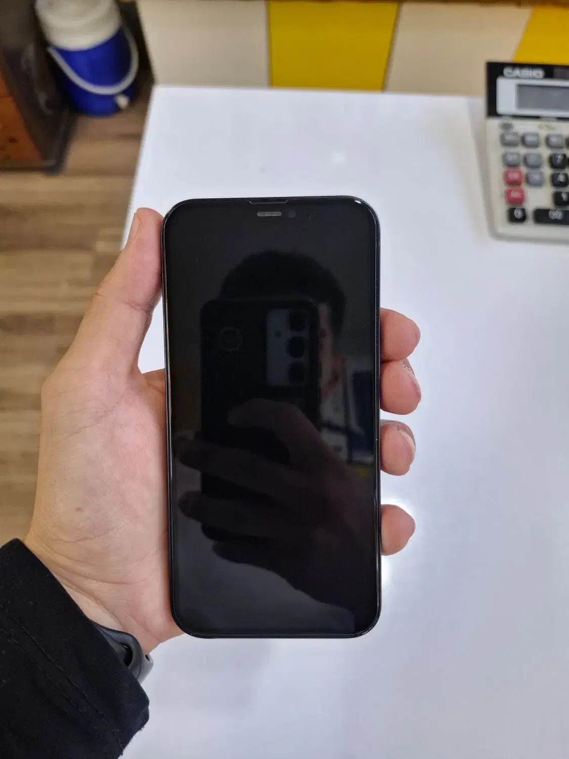 آیفون ۱۲ مشکی ۱۲۸ گیگ|موبایل|تبریز, |دیوار