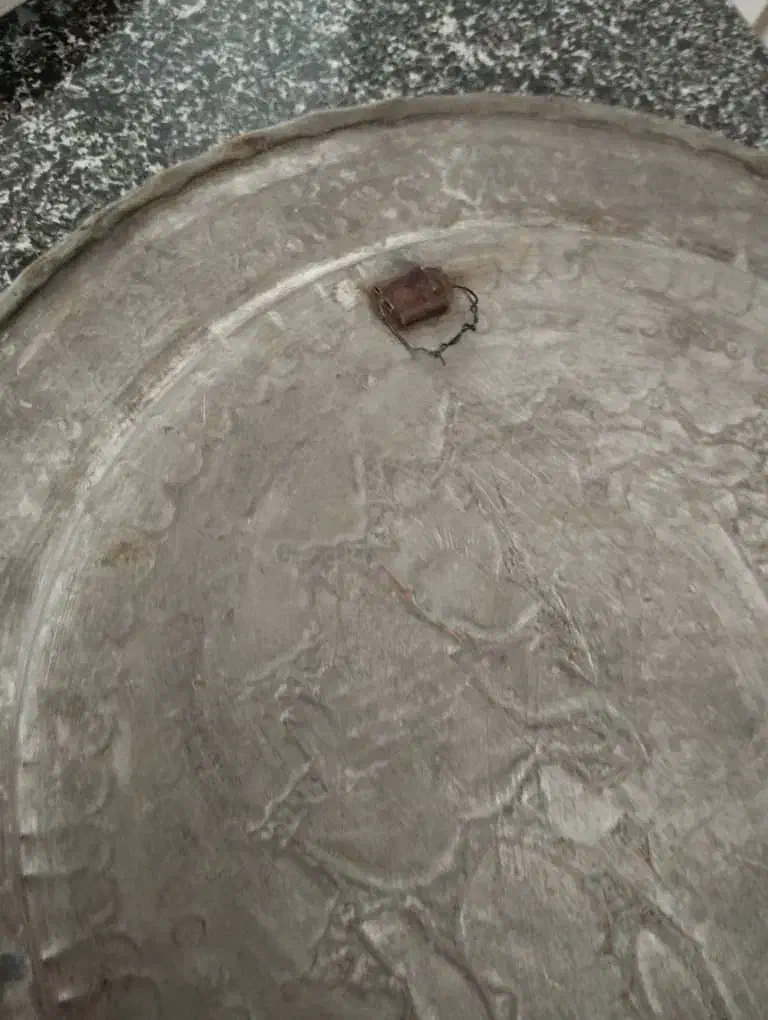 دیوار کوب مسی وزن حدود یک کیلو|کلکسیون اشیاء عتیقه|فردیس, سپید دشت|دیوار