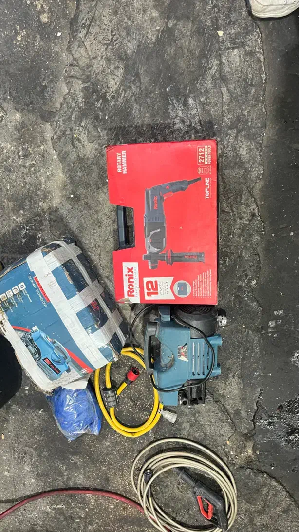 دریل چکشی رونیکس و کارواش خانگی|ابزارآلات|تهران, شهرک فردوس (حسینی)|دیوار