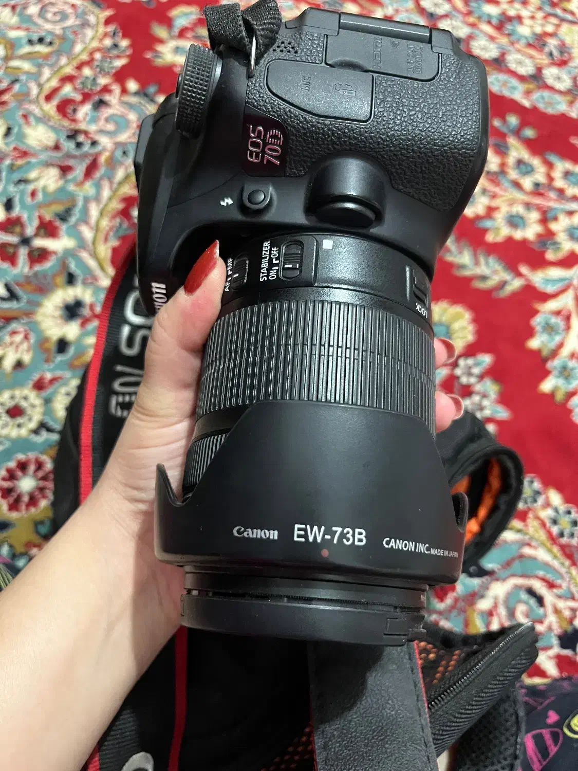 دوربین canon 70D لنز135-18 IS STM|دوربین عکاسی و فیلم‌برداری|کرمان, |دیوار