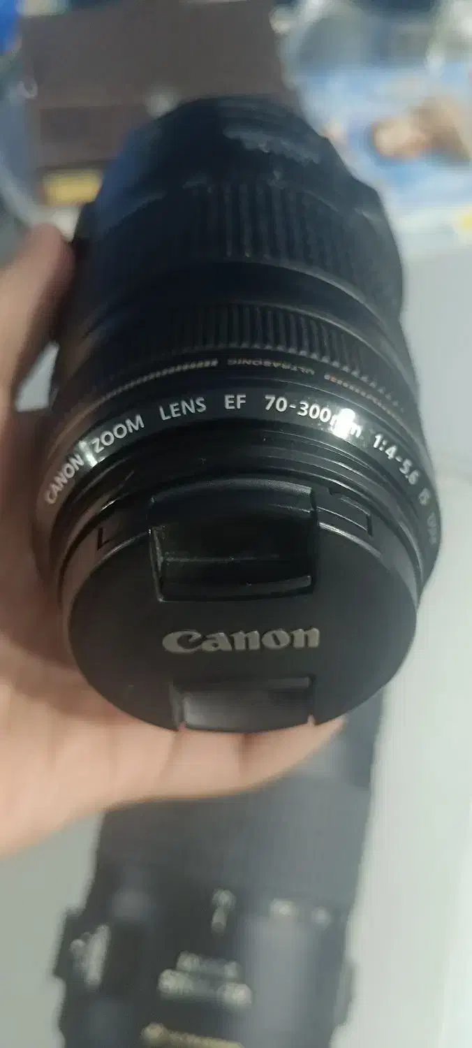 لنز کنون Canon EF 70-300mm|دوربین عکاسی و فیلم‌برداری|قدس, شهر‌قدس|دیوار