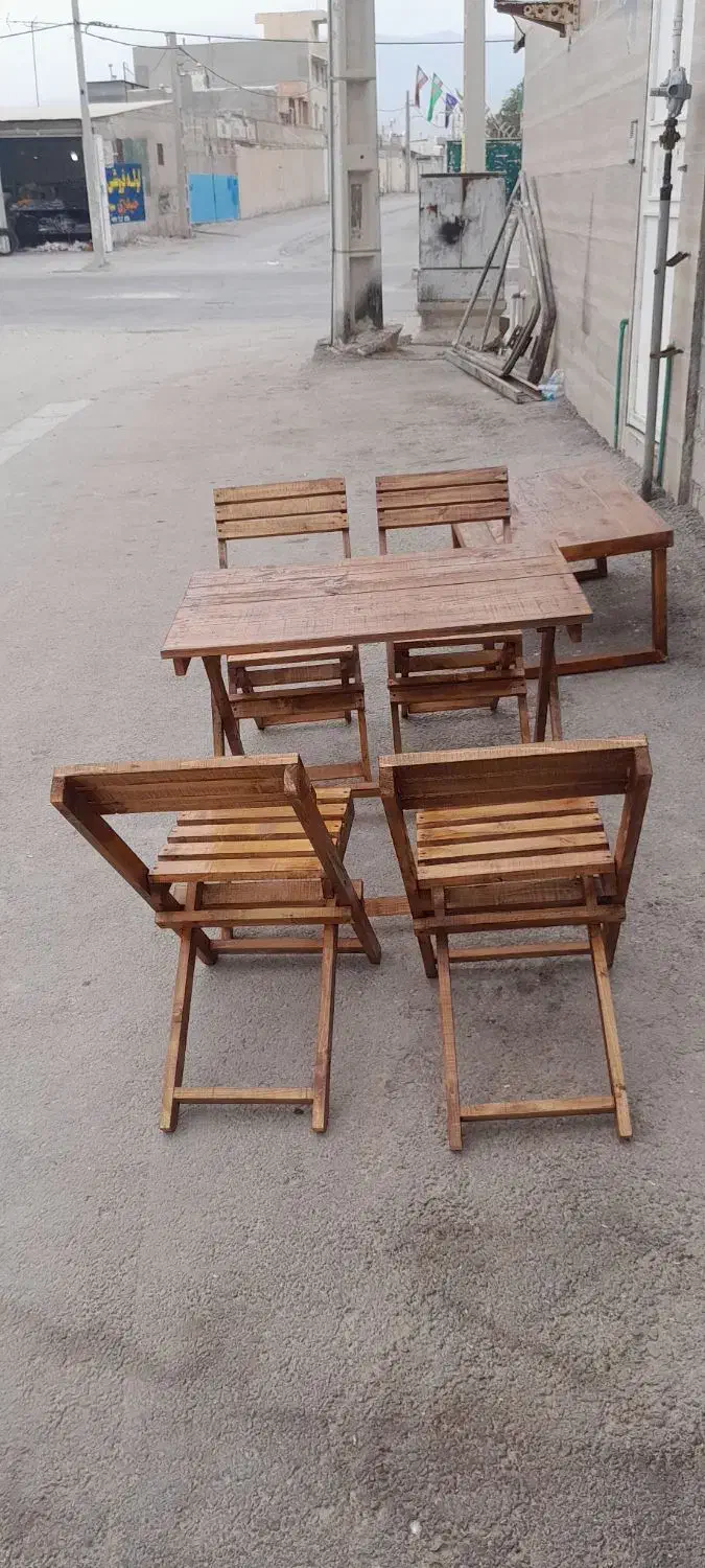 میز و صندلی تاشو|میز و صندلی غذاخوری|برازجان, |دیوار