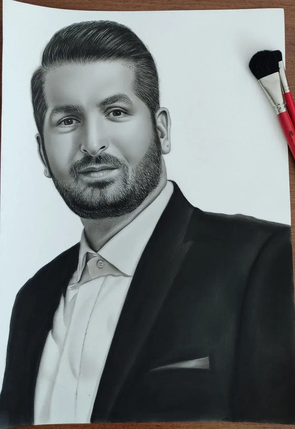 ثبت سفارش طراحی چهره،سبک سیاهقلم|تابلو، نقاشی، عکس|اصفهان, خانه اصفهان|دیوار