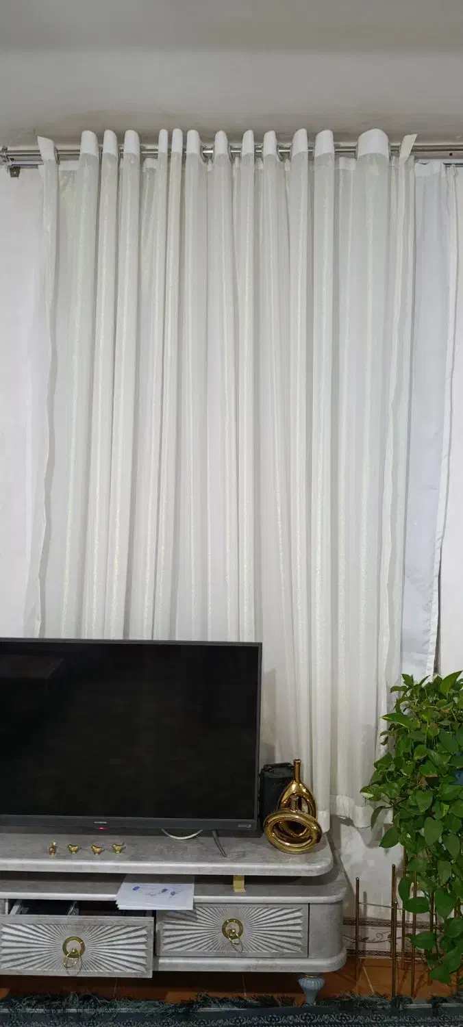 پرده حریر شاین دار|پرده، رانر، رومیزی|نهاوند, |دیوار