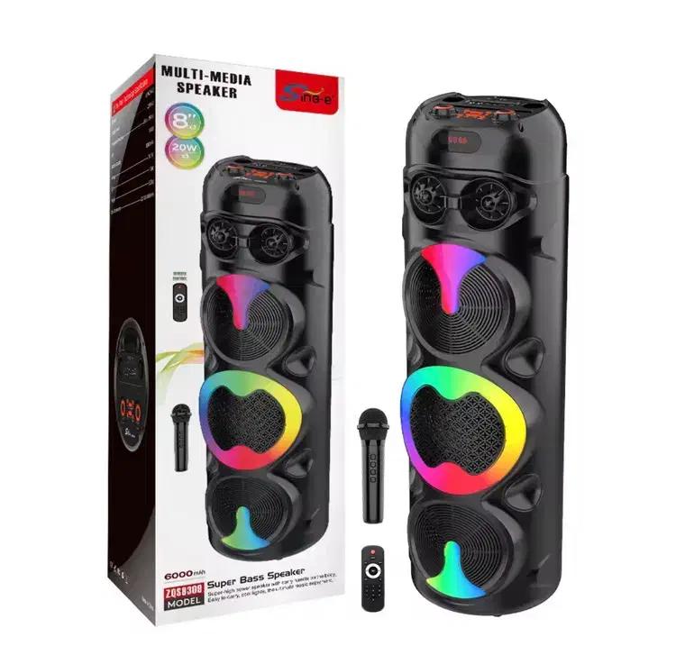 اسپیکر شارژی بلوتوثی100سانتی بیس دار خردکن قابلمه|سیستم صوتی خانگی|قم, سید معصوم|دیوار