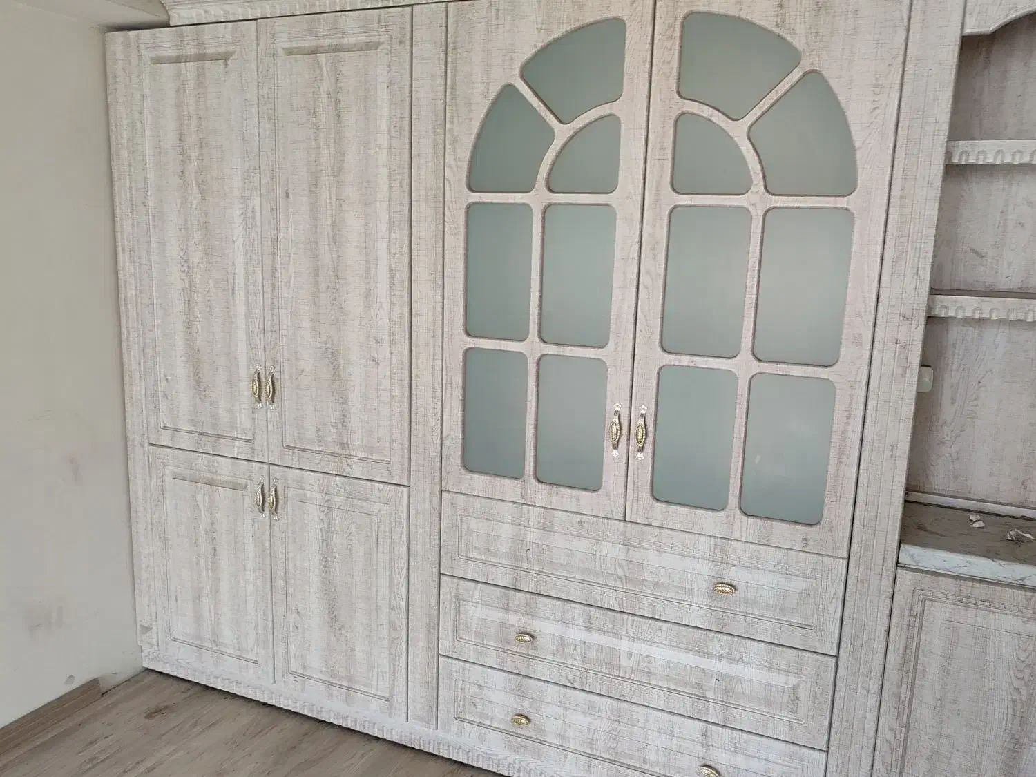 دکور کابینت ممبران|کتابخانه، شلف، قفسه‌های دیواری|زنجان, |دیوار