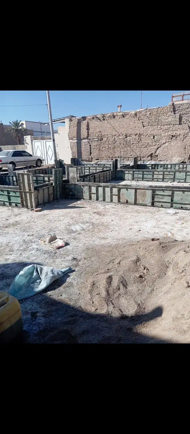 آرماتور بندی قالب بندی شناژ|خدمات پیشه و مهارت|یزد, |دیوار